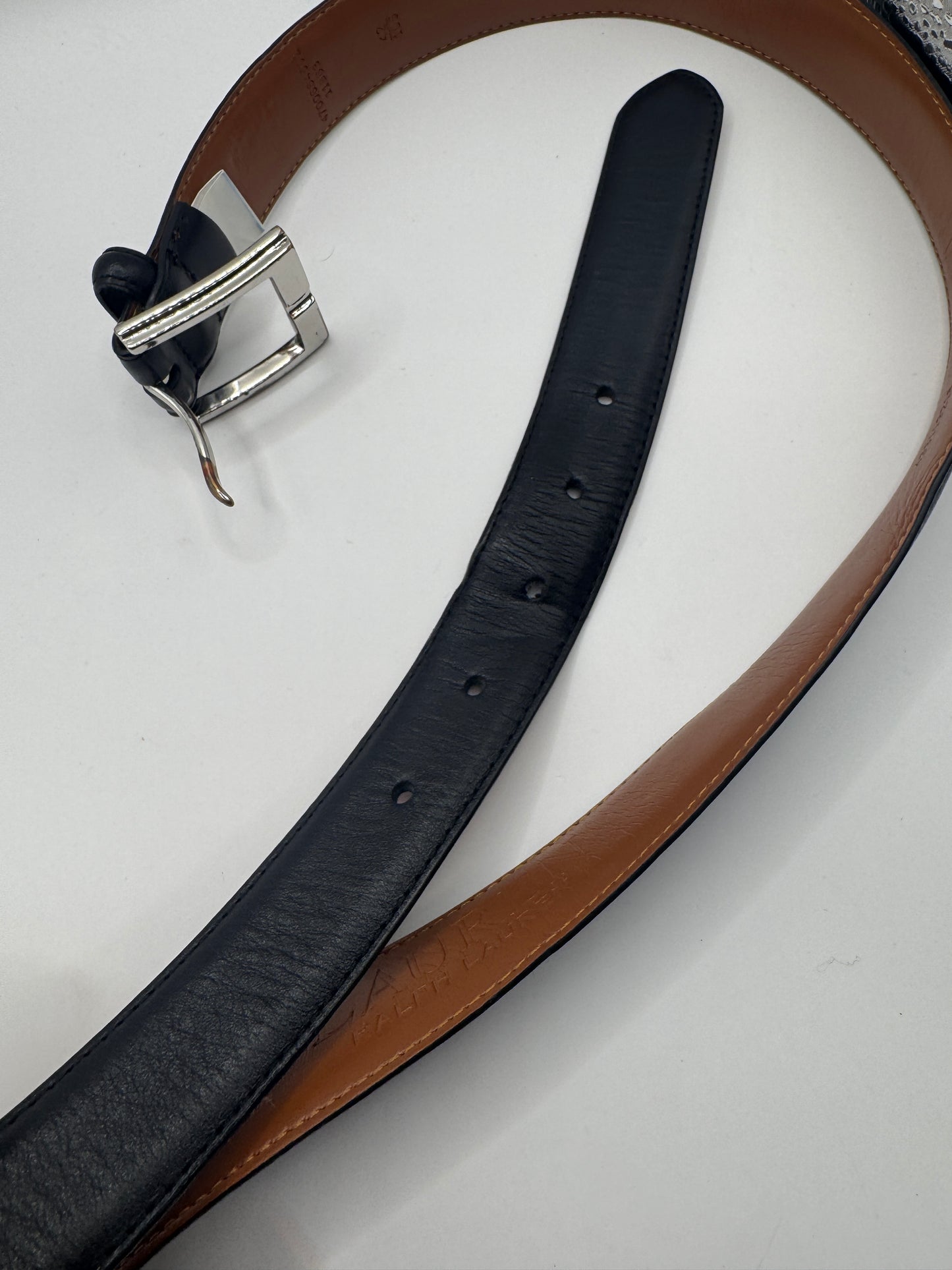 Vintage Ralph Lauren Lauren Leather Belt – 42”
