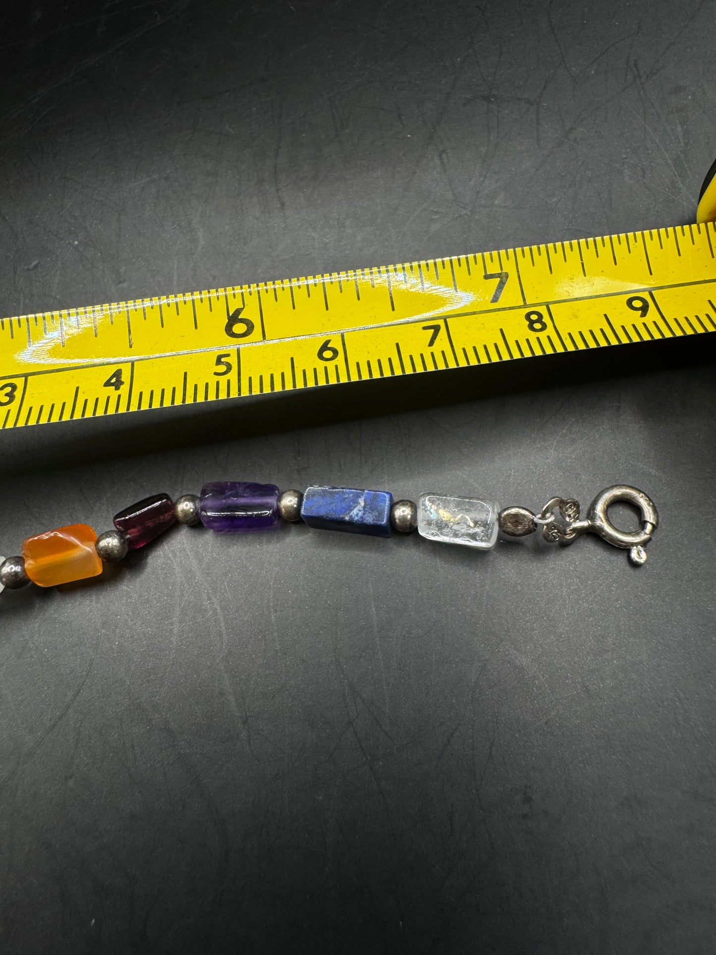 Sterling Silver Beaded Bracelet – 7.5”