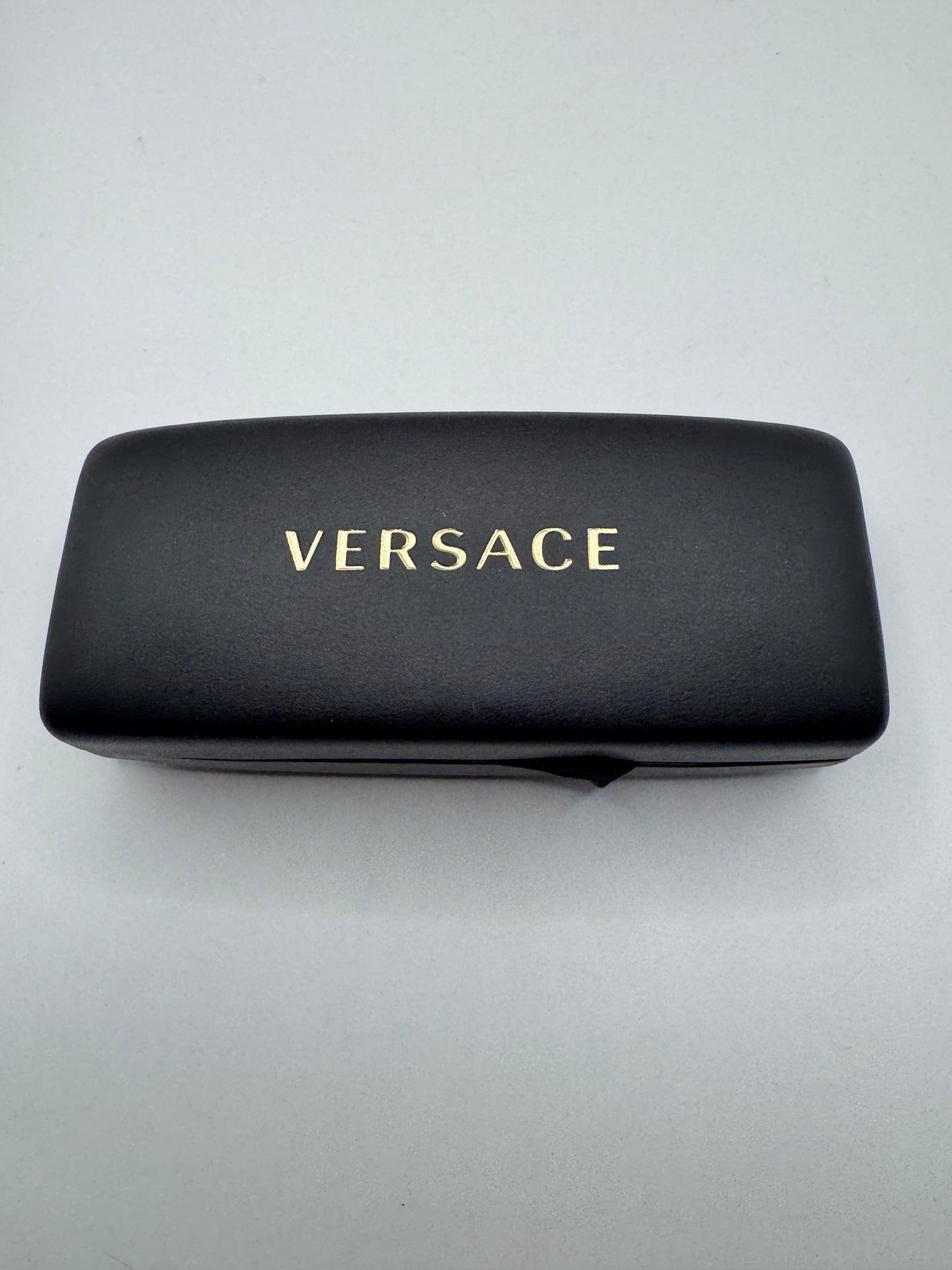 Versace Eyeglasses Frame Mod. 3149-B 934 – 52-17 130, Brown Striped Rectangle (Prescription Lenses Installed)