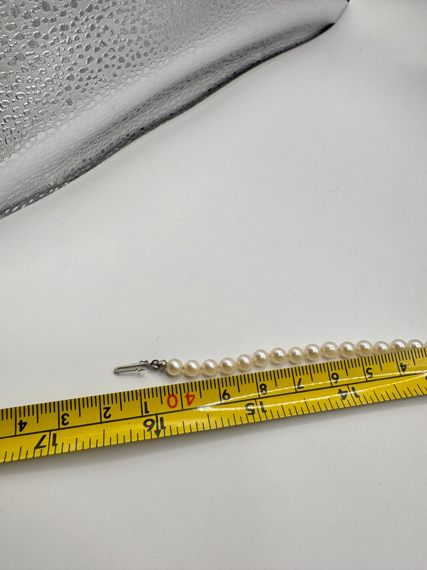 Mid-Century Japanese Pearl Necklace – Vintage, Sterling Silver Clasp