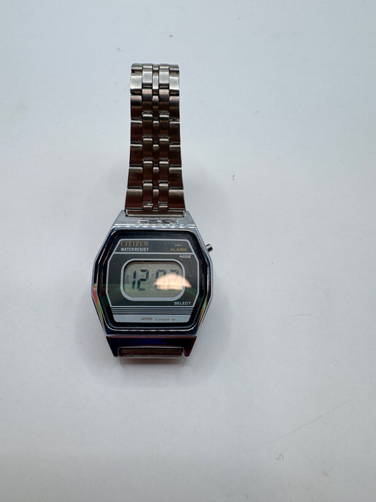 Vintage Citizen PO70-311019 TA Digital Alarm Watch – Rare Collector, Brand New, Working