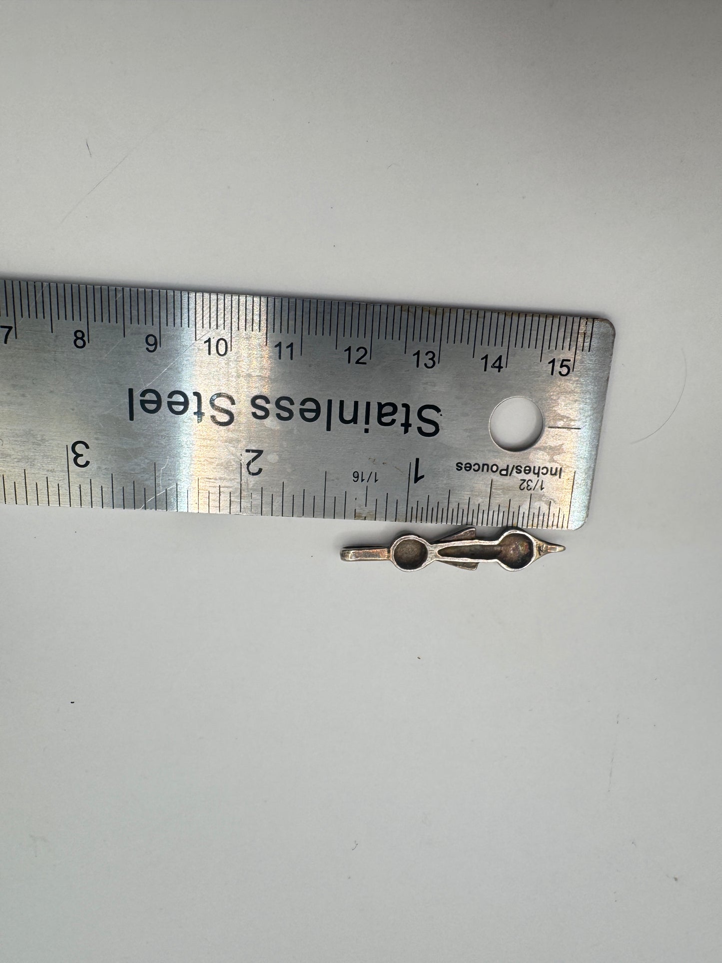 Sterling Silver 925 Abstract Goddess Pendant – Vintage Modernist Design