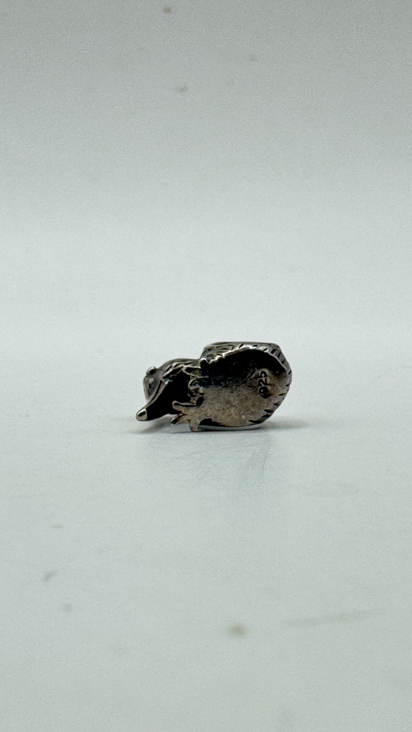 Vintage Sterling Silver Kiwi Bird Charm – Detailed Bracelet Bead