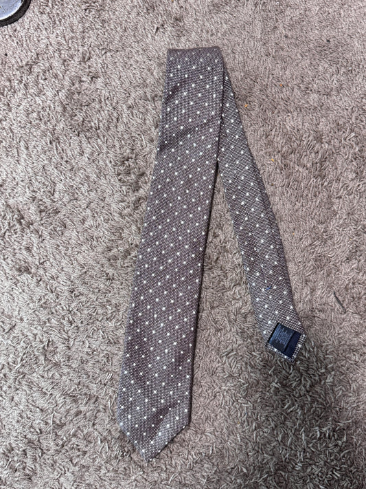 Ermenegildo Zegna Silk Polka Dot Tie, 59” x 3” – Excellent Condition