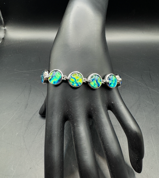 Sarah’s Hope Custom Bracelet CITRON with E’Sperene® Stone Rhodium-Plated, Sterling Silver 925