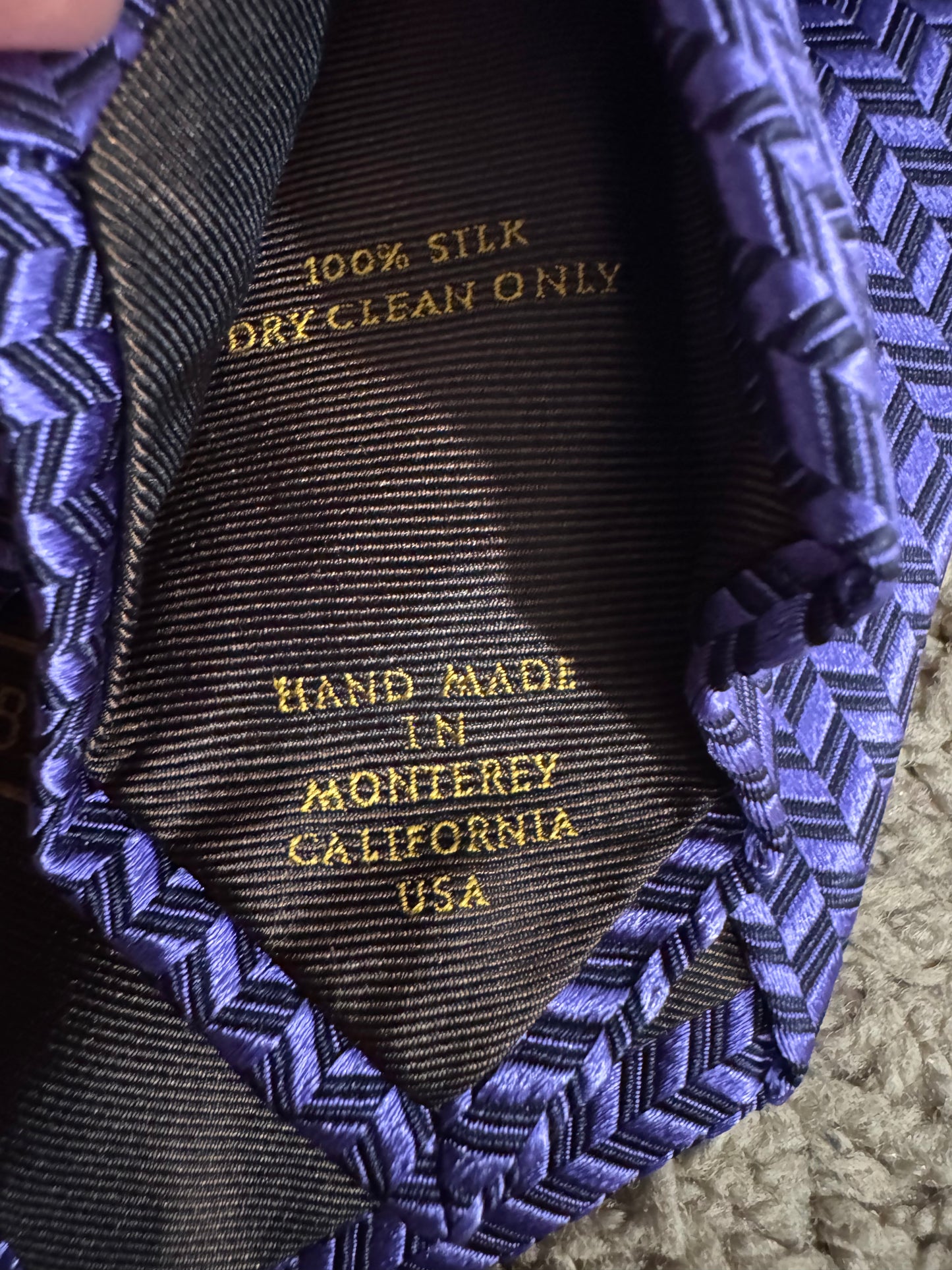 Robert Talbott 100% Silk Geometric Tie – Handmade in USA