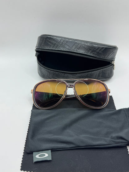 Oakley Split Time OO4129-0258 Women’s Aviator Sunglasses w/ Case – Excellent Condition