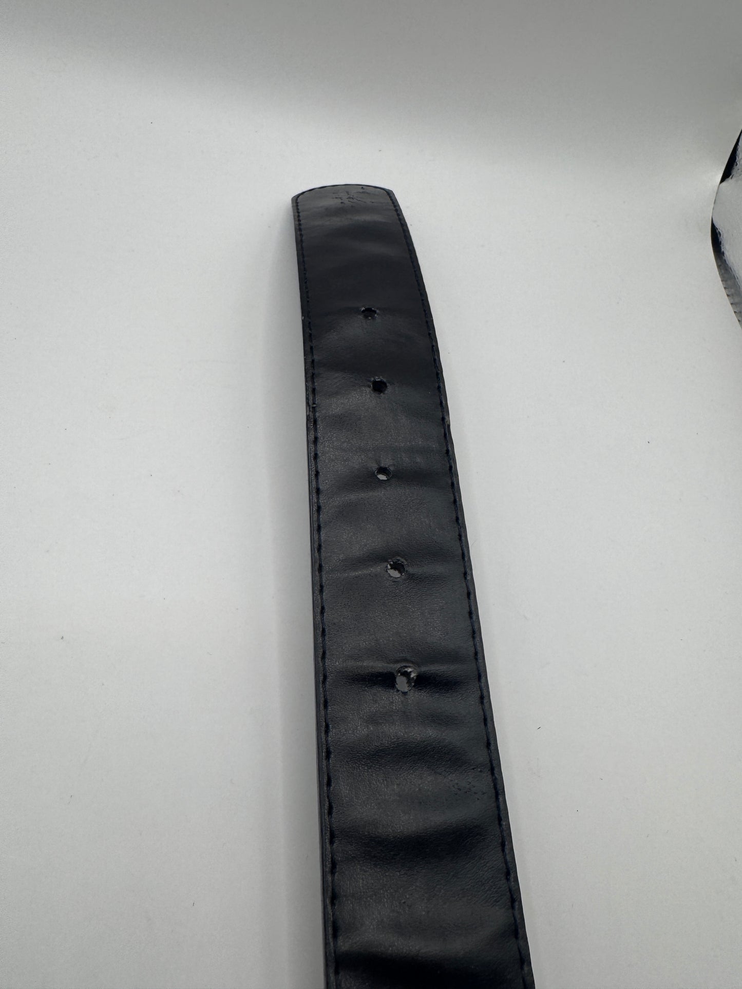 Vintage Ford Mustang Logo Leather Belt – 37”