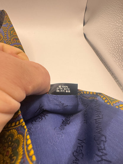 Vintage Yves Saint Laurent Silk Tie – Paisley Pattern, 54” x 3.5”, 100% Silk