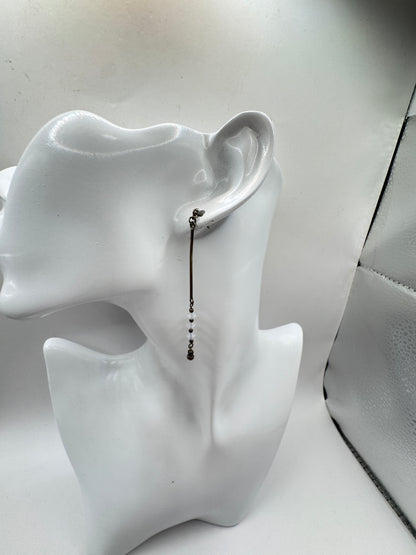 Vintage Artisan Sterling Silver Dangle Earrings – Excellent Condition