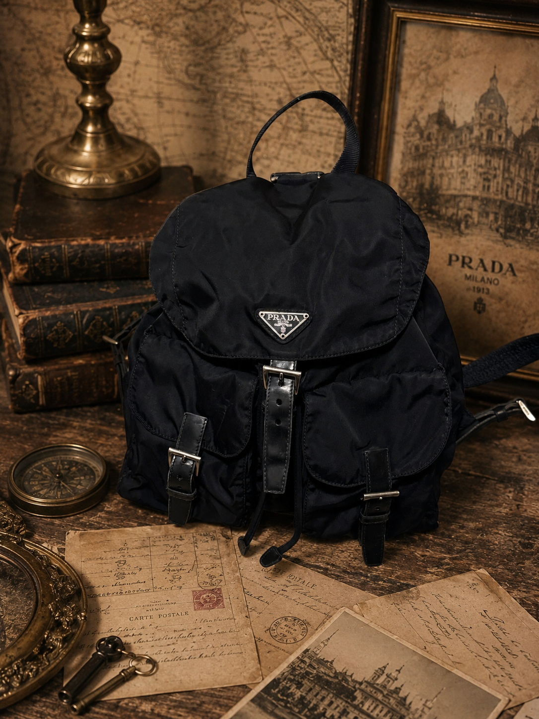 Authentic Prada Nylon Backpack Black – Classic Mini Rucksack Italy