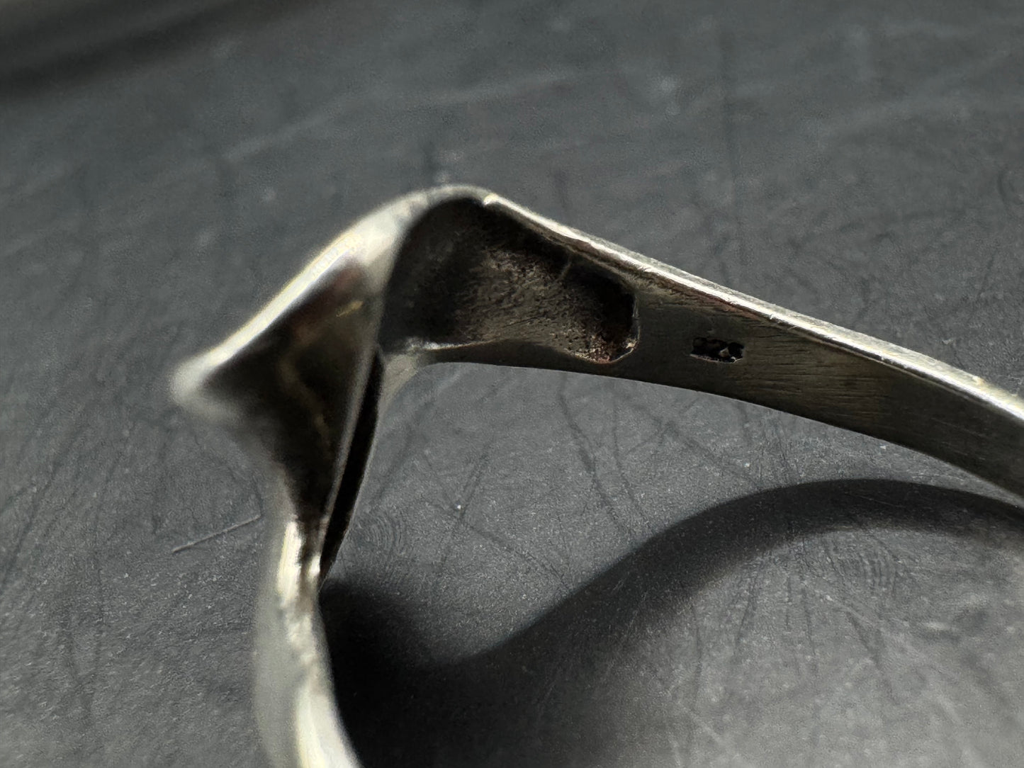 Sterling Silver 925 Wave Ring – Size 7.5