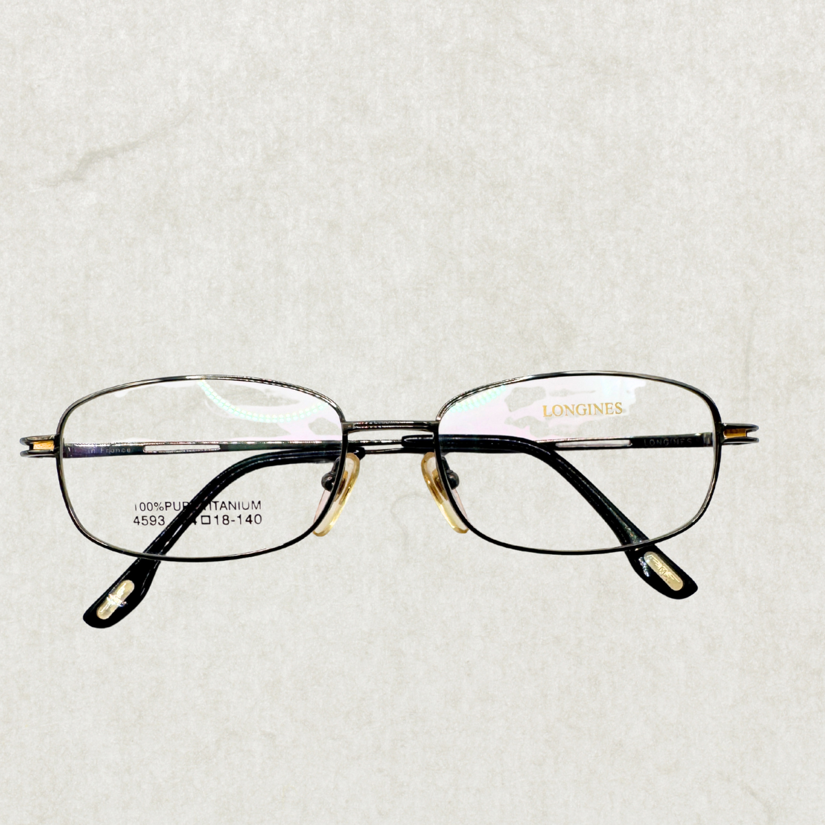 Longines Navigator 4593 Eyeglasses – 100% Pure Titanium, Size 18-140