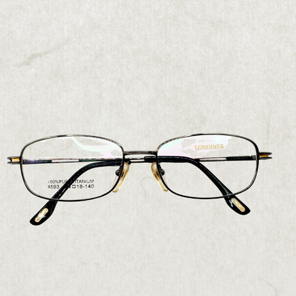Longines Navigator 4593 Eyeglasses – 100% Pure Titanium, Size 18-140