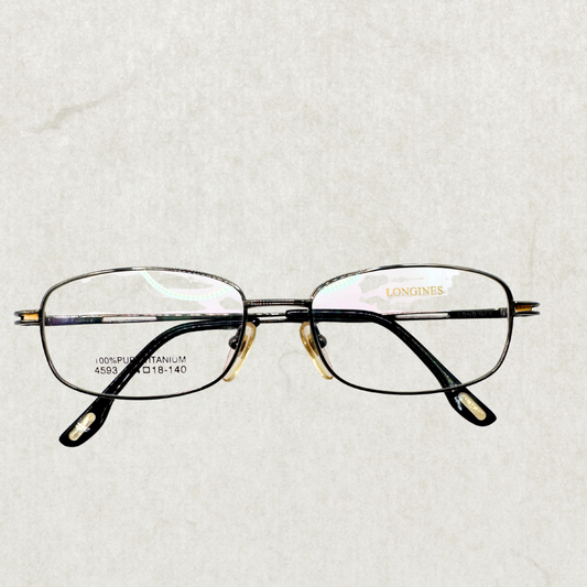 Longines Navigator 4593 Eyeglasses – 100% Pure Titanium, Size 18-140