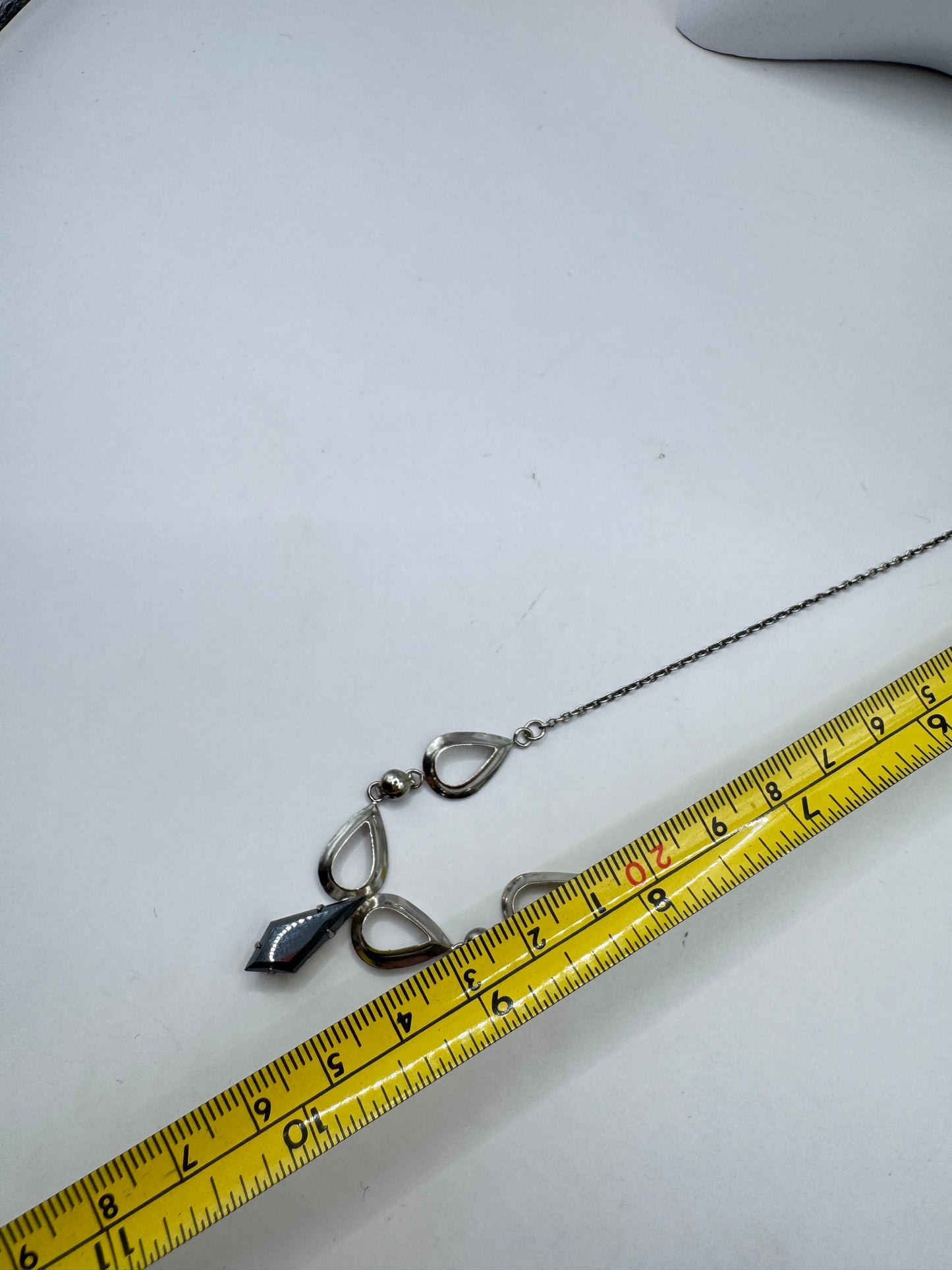 Vintage Mid-Century Titan Sterling Silver Hematite “Black Alaskan Diamond” Necklace – Excellent Condition