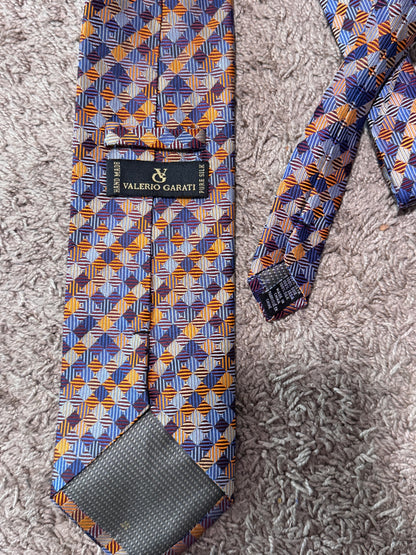 Vintage Valerio Garati 100% Silk Tie, 58” x 4” – Excellent Condition