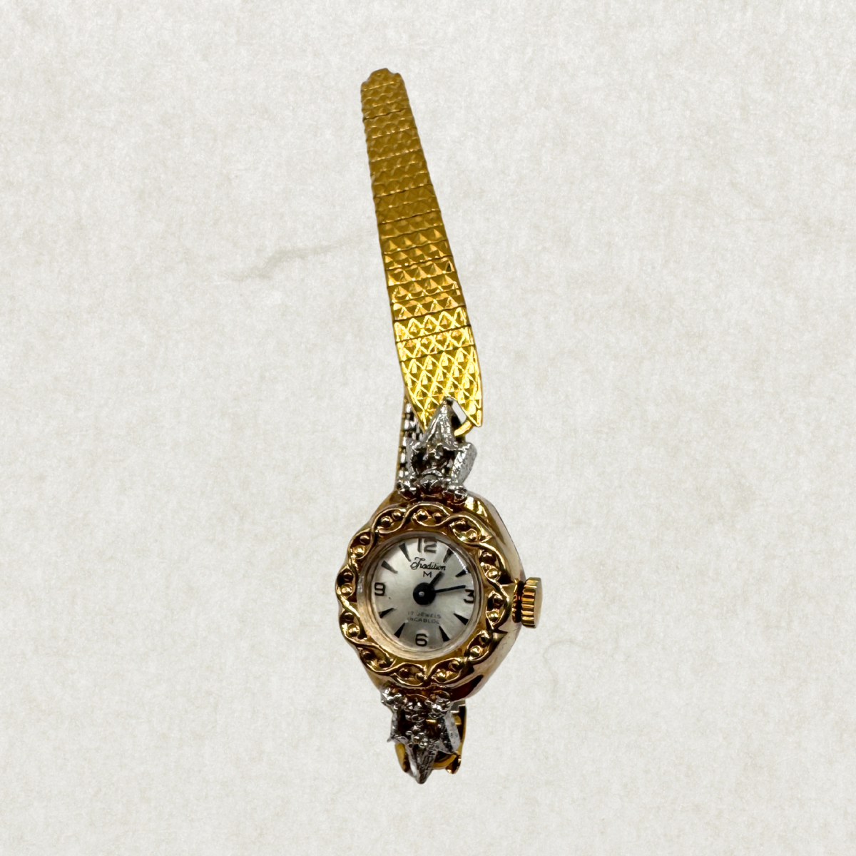 Vintage Tradition Mechanical Women’s Watch – Gold-Tone, Working