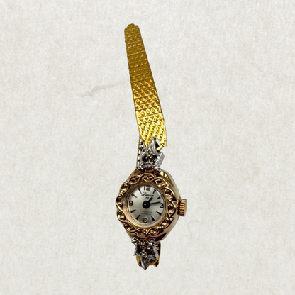 Vintage Tradition Mechanical Women’s Watch – Gold-Tone, Working