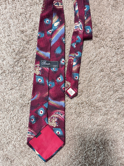 Vintage Rossetti 100% Silk Paisley Tie, 56” x 3.5” – Excellent Condition
