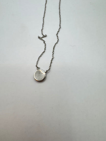 Vintage Sterling Silver Opal Necklace – Excellent Condition