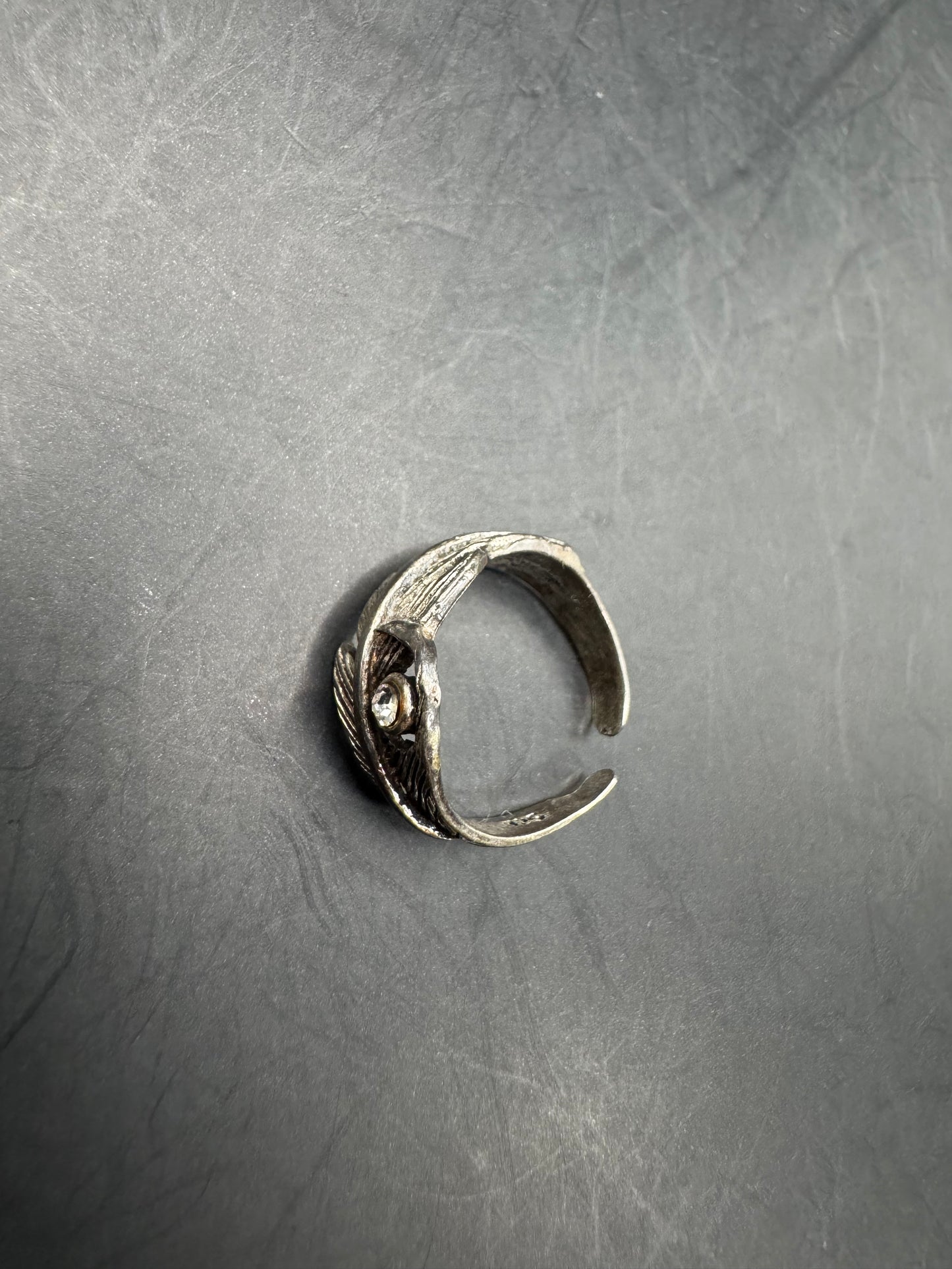 Sterling Silver Feather Ring - Size 5