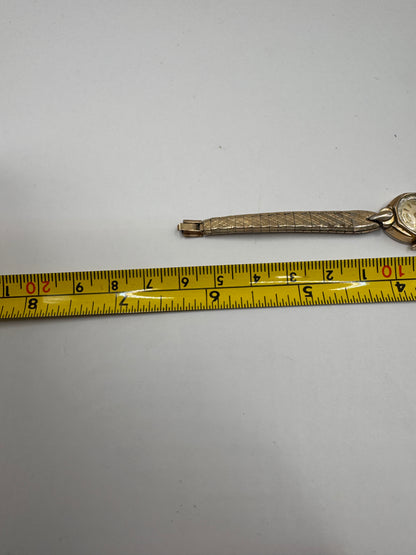 Vintage Caravelle Ladies’ Watch – 10k Gold-Plated, Mechanical, Working
