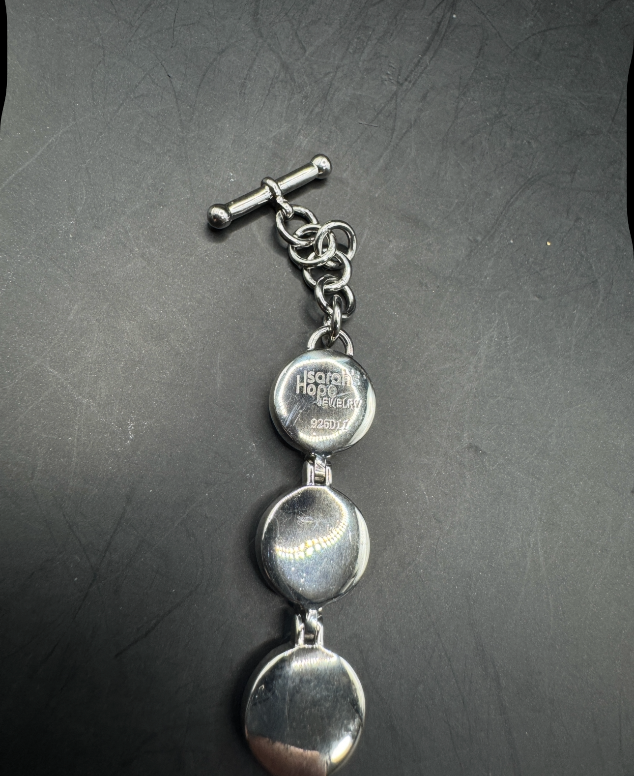 Sarah’s Hope Custom Bracelet CITRON with E’Sperene® Stone Rhodium-Plated, Sterling Silver 925