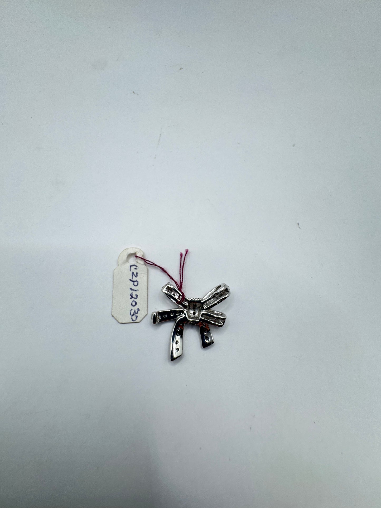 Vintage Sterling Silver Bow Pendant – Brand New
