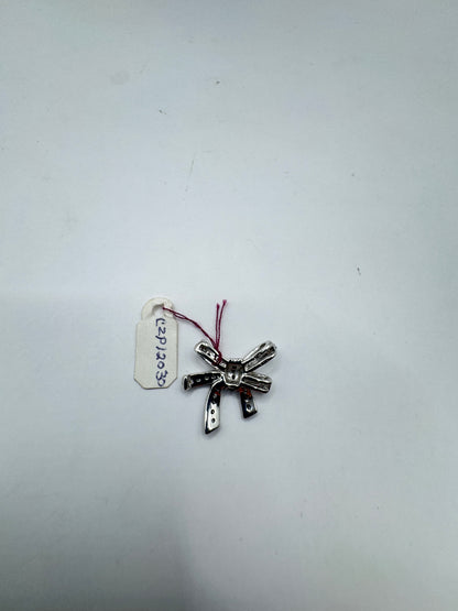 Vintage Sterling Silver Bow Pendant – Brand New