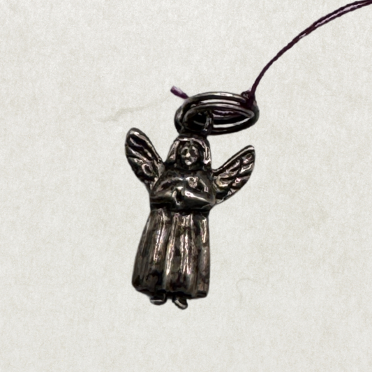 Vintage Sterling Silver Angel Charm – Excellent Condition