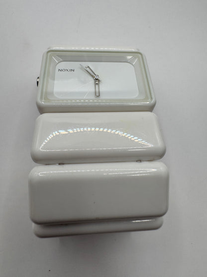 Nixon The Vega Watch – White, Minimalist Design, Working Condition