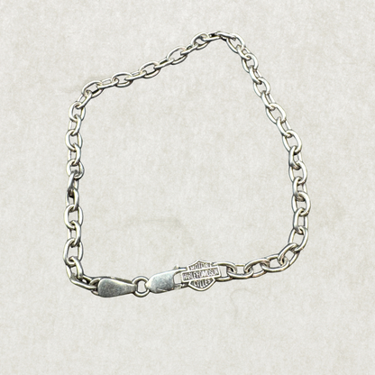 Harley Davidson Sterling Silver Chain Bracelet – 8”