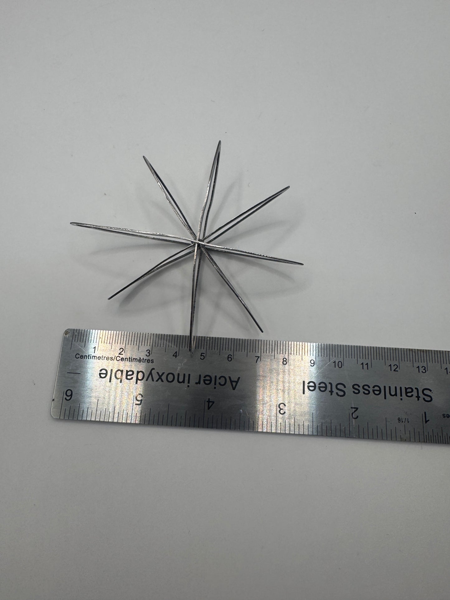 Vintage Sterling Silver Octagram Starshine Pendant – Large Statement Piece