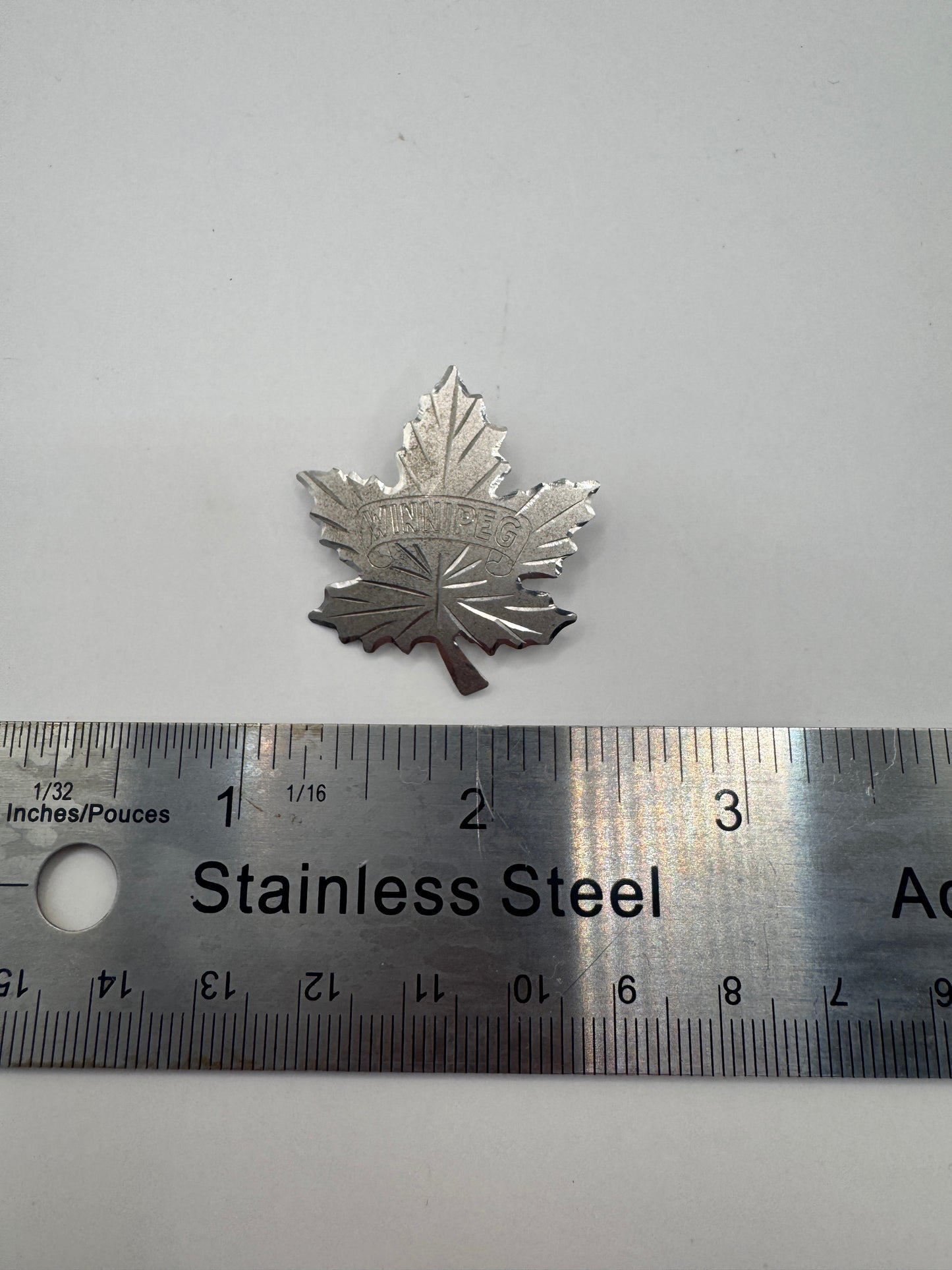 Vintage BOND BOYD Matte Sterling Silver Maple Leaf Brooch – Winnipeg