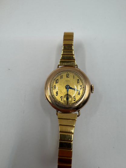 Antique Fortune Mechanical Watch – Signed Dolothea 1933, Working, Replaced Strap