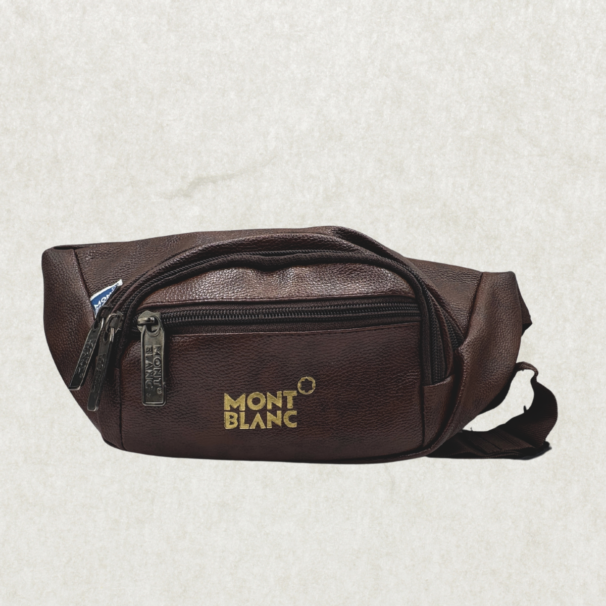 Mont Blanc Brown Leather Belt Bag – Excellent Condition