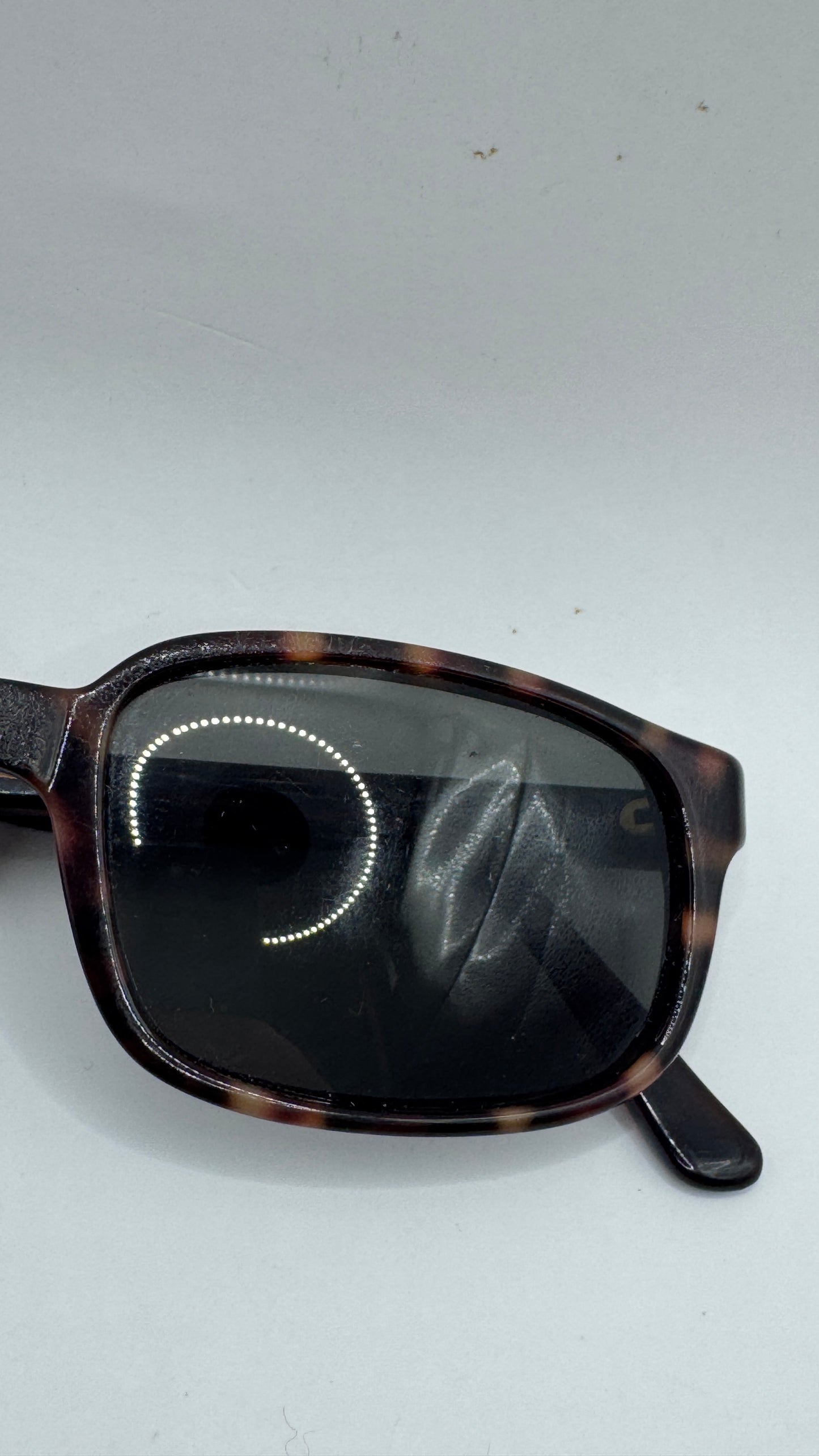 Vintage 90s Sergio Tacchini Tortoise Rectangle Sunglasses S.T. 1533-S Made in Italy