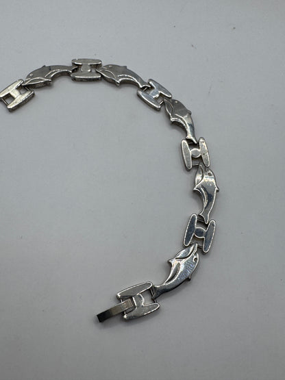 Vintage Massive Sterling Silver Taxco Bracelet – Excellent Condition