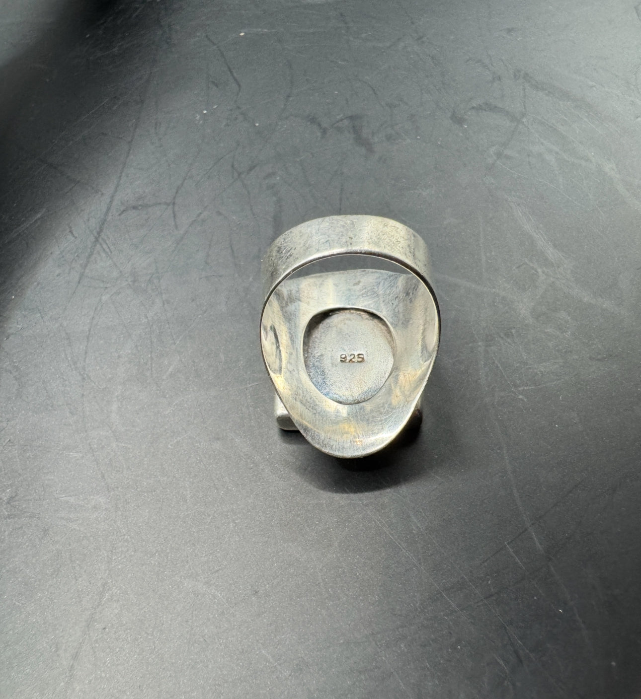 Vintage Mexican Sterling Silver Inlay Mother of Pearl & Abalone Signet Ring – Size 7.5