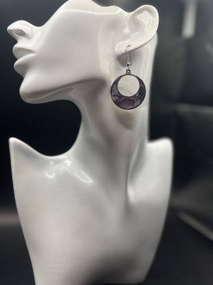 Abalone Shell 925 Mexico Silver Earrings