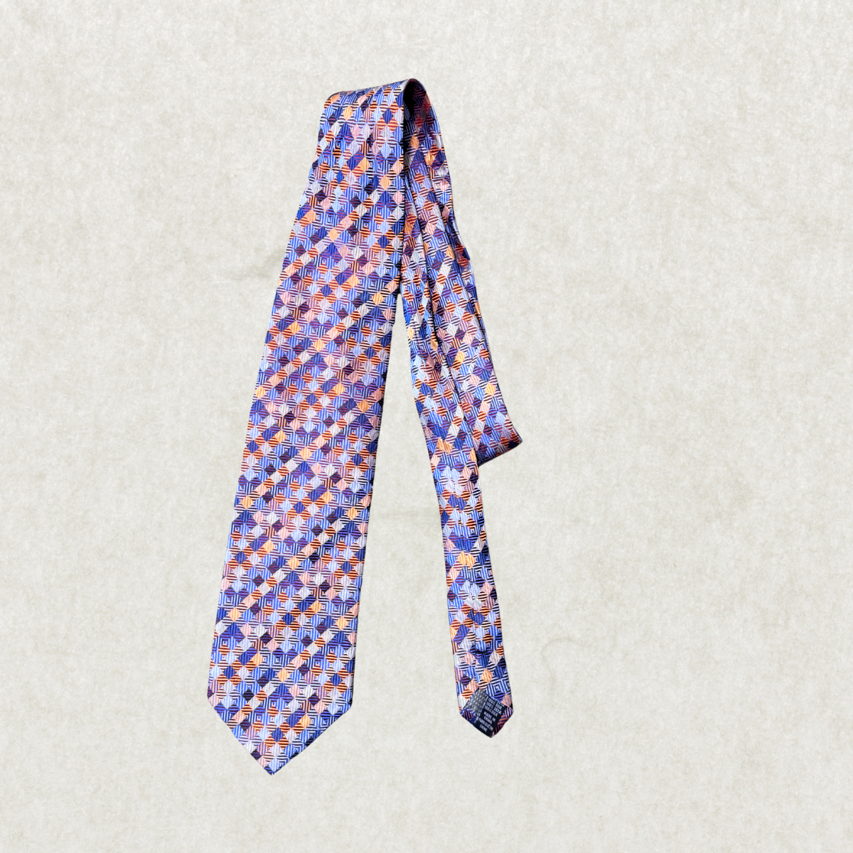 Vintage Valerio Garati 100% Silk Tie, 58” x 4” – Excellent Condition