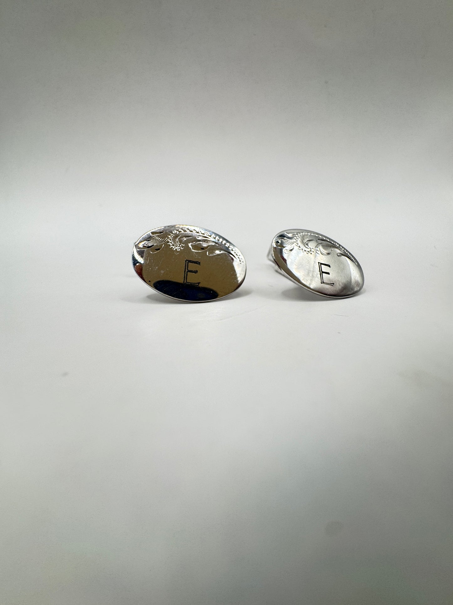 Vintage Mid-Century Sterling Silver Cufflinks – Excellent Condition