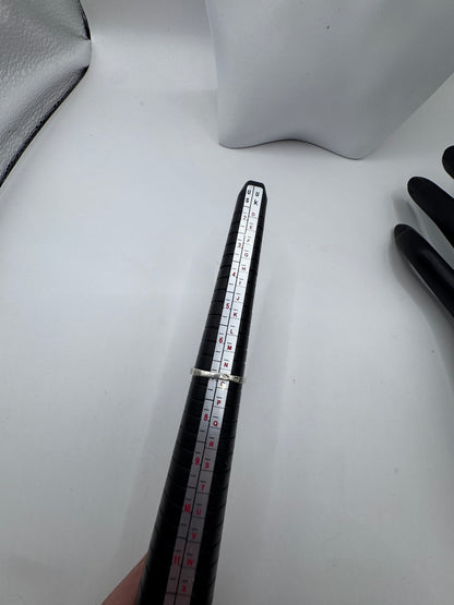 Vintage Sterling Silver Earrings with Zirconium – Excellent Condition