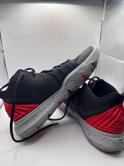 Nike Kyrie 5 “Bred” Basketball Shoes – Men’s Size 10, Black/Red, AO2918-600