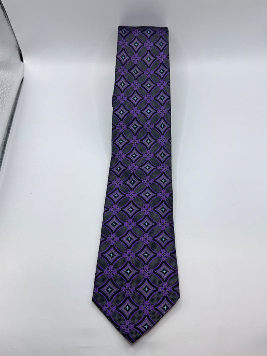 Vintage Serica 100% Silk Tie, Made in Italy, 59” x 3” – Excellent Condition