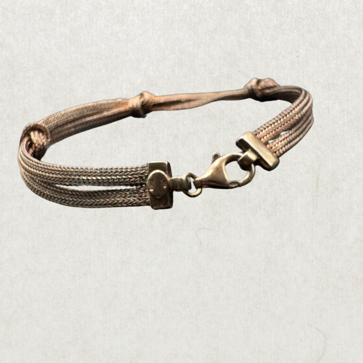 Vintage Italian Sterling Silver Bracelet 925 – Patinated Elegance