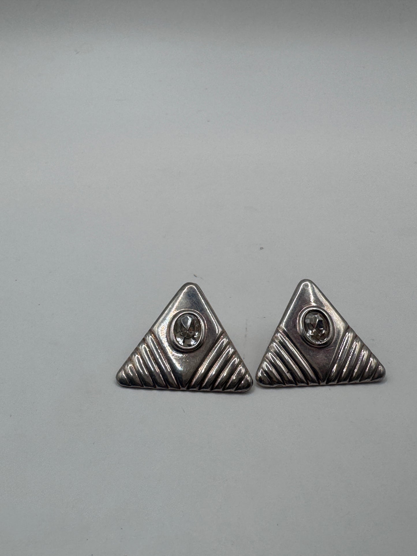 Vintage Sterling Silver Earrings – Early 1970s, Excellent Condition