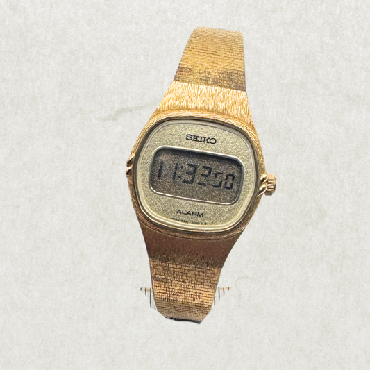Rare Vintage Seiko B337-5009 Quartz Alarm Women’s Watch – Japan