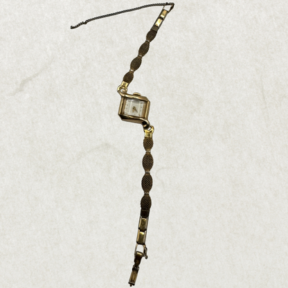 Vintage Hamilton 10K Gold Filled Ladies Watch – Working Retro Bracelet Timepiece